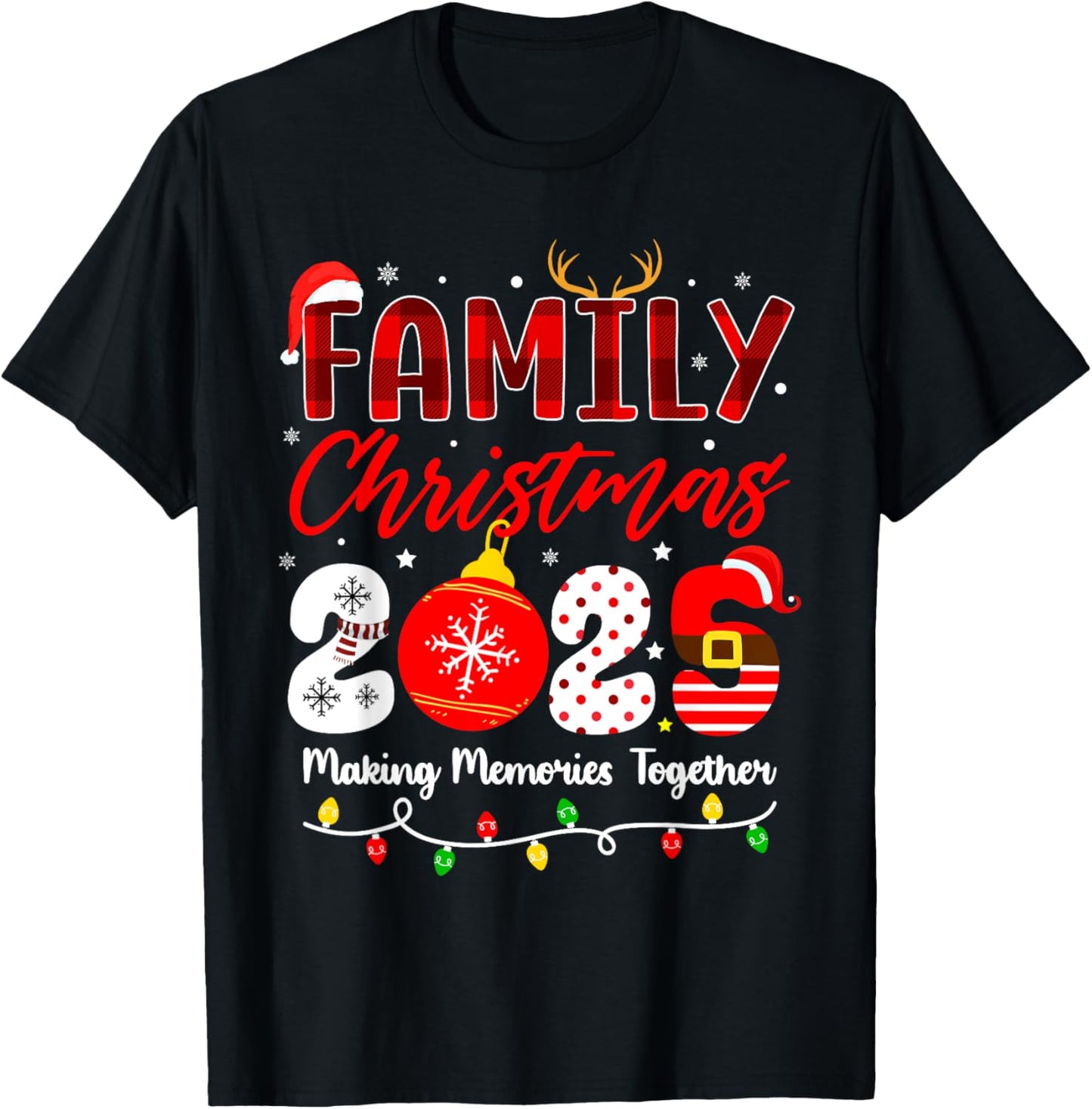 Family Christmas 2025 Matching Family Christmas Xmas T-Shirt