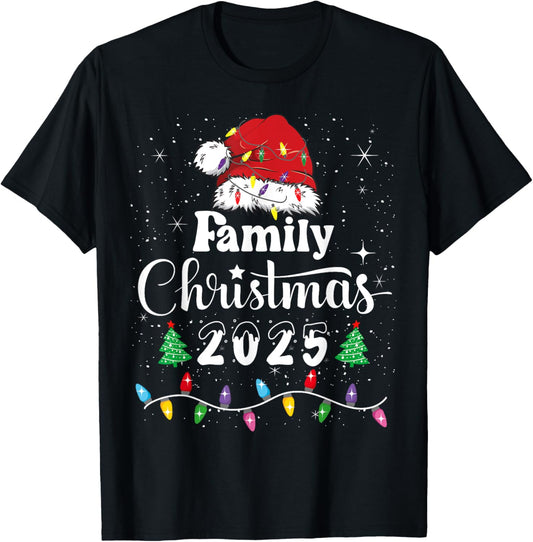 Family Christmas 2025 Matching Outfit Xmas Men Women Kids T-Shirt