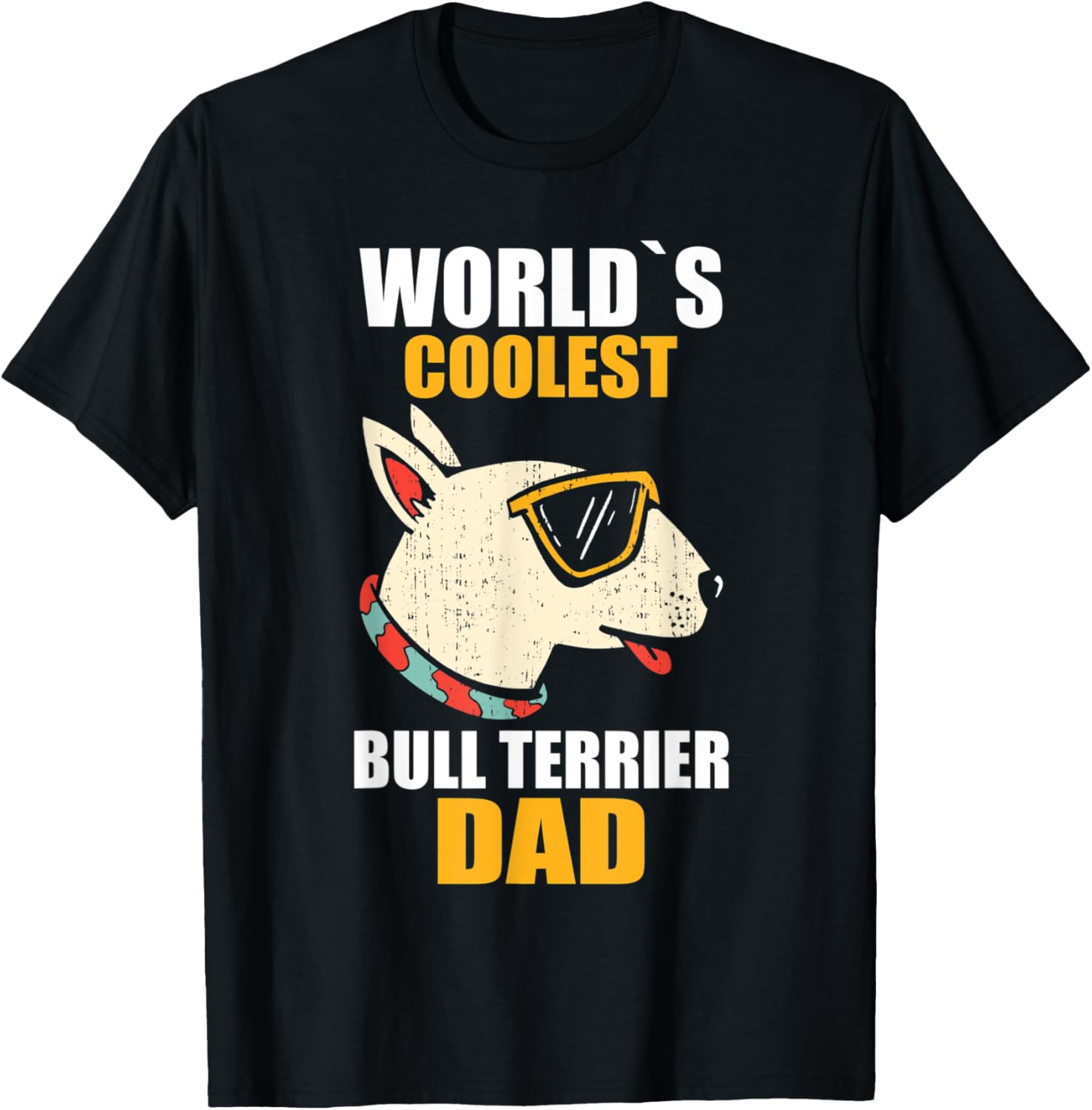 Dog Father Bull Terrier Dad Men T-Shirt