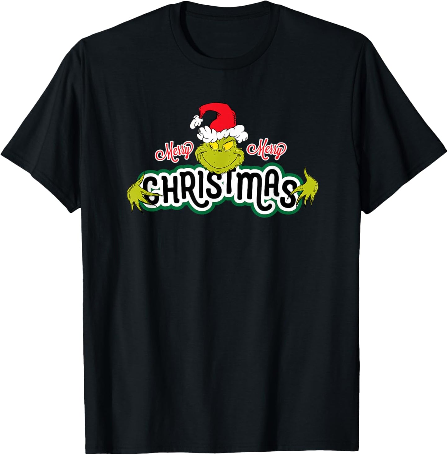 Dr. Seuss Grinch Hugs Christmas Short Sleeve T-shirt