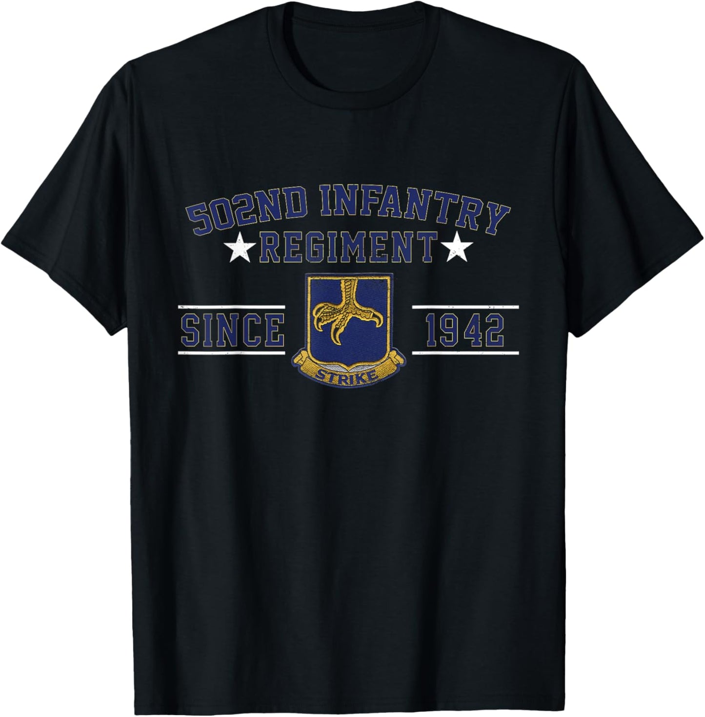 502nd Infantry Regiment Veteran Military Father Day Xmas T-Shirt