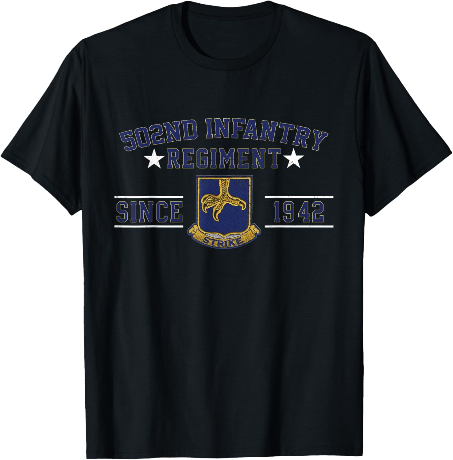 502nd Infantry Regiment Veteran Military Father Day Xmas T-Shirt