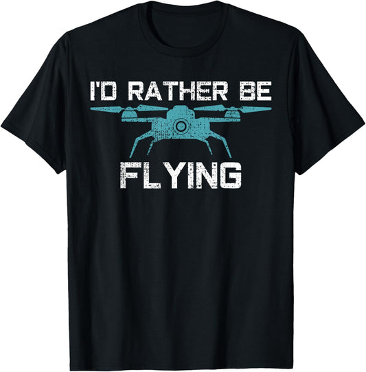 Drone Flying Gift Vintage Pilot Gift T-Shirt