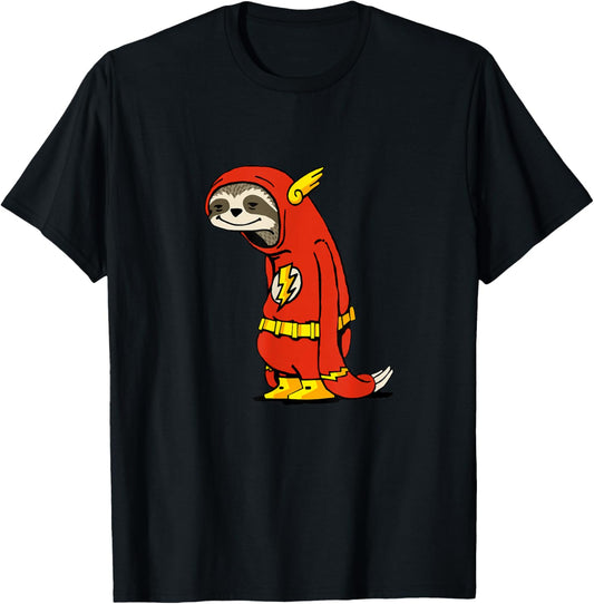 Funny Sloth Flash Gift for Men, Women and Kids T-Shirt