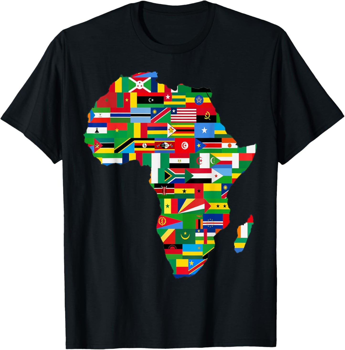Africa T-Shirt Proud African Country Flags Continent Love T-Shirt