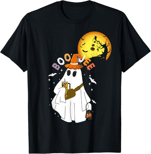 Funny Halloween Boo jee Ghost Spooky Season Cute Halloween T-Shirt