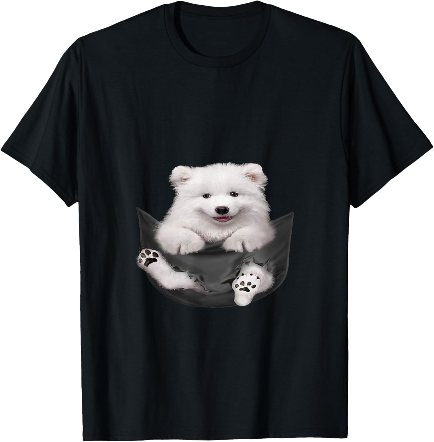 Dog Lovers Gifts Samoyed In Pocket Funny Dog Gift Samoyed Men Women Girls Kids T-Shirt