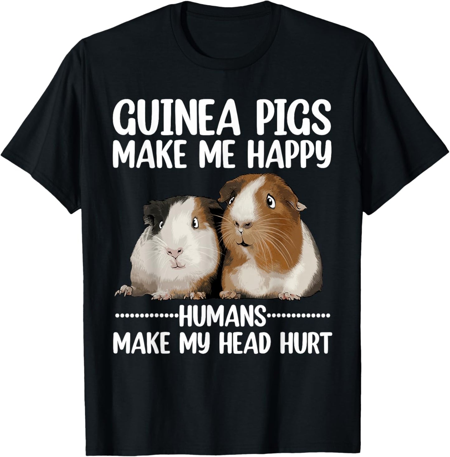 Funny Guinea Pig Art for Men Women Kids Guinea Pig Lovers T-Shirt