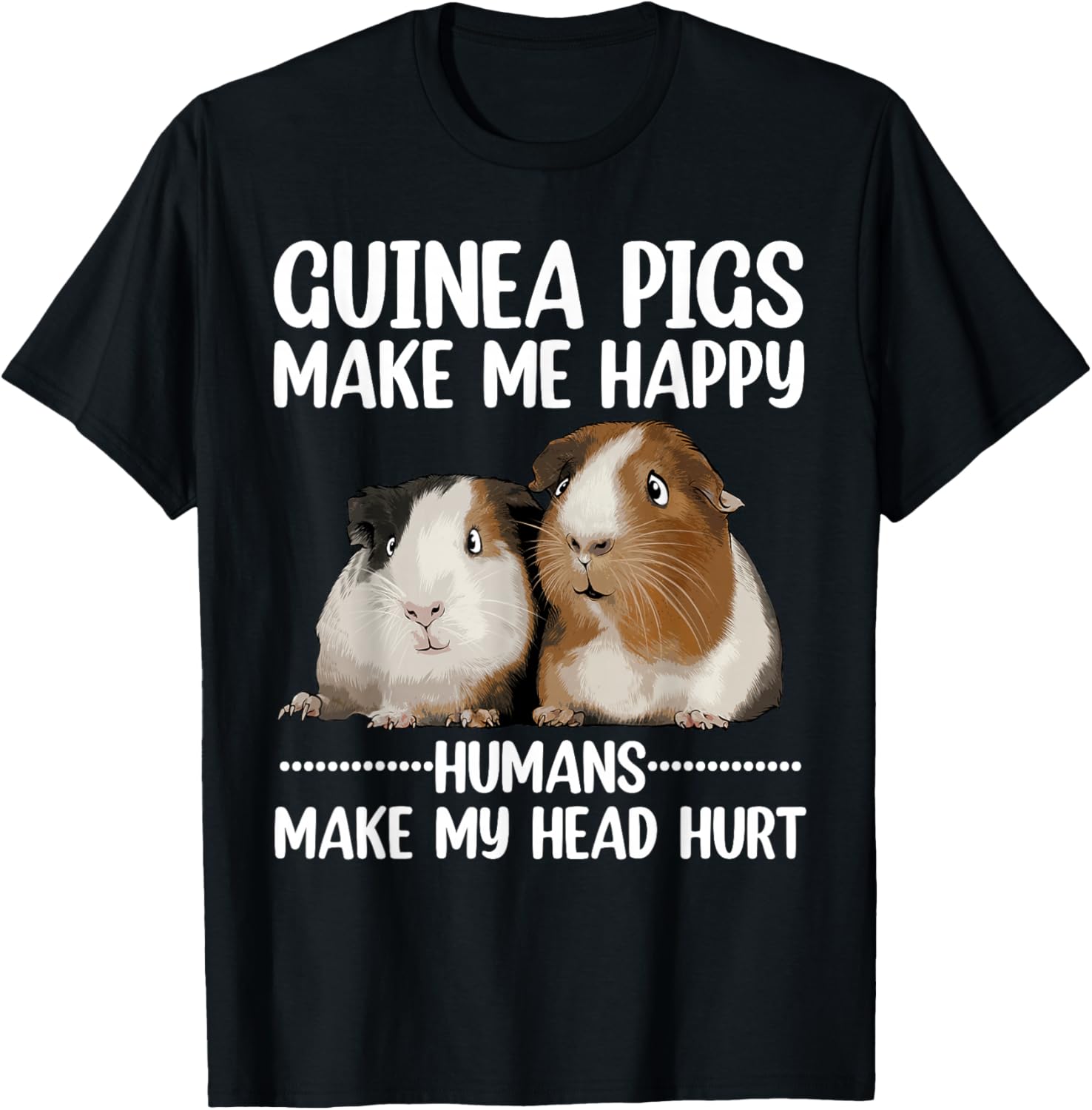 Funny Guinea Pig Art for Men Women Kids Guinea Pig Lovers T-Shirt
