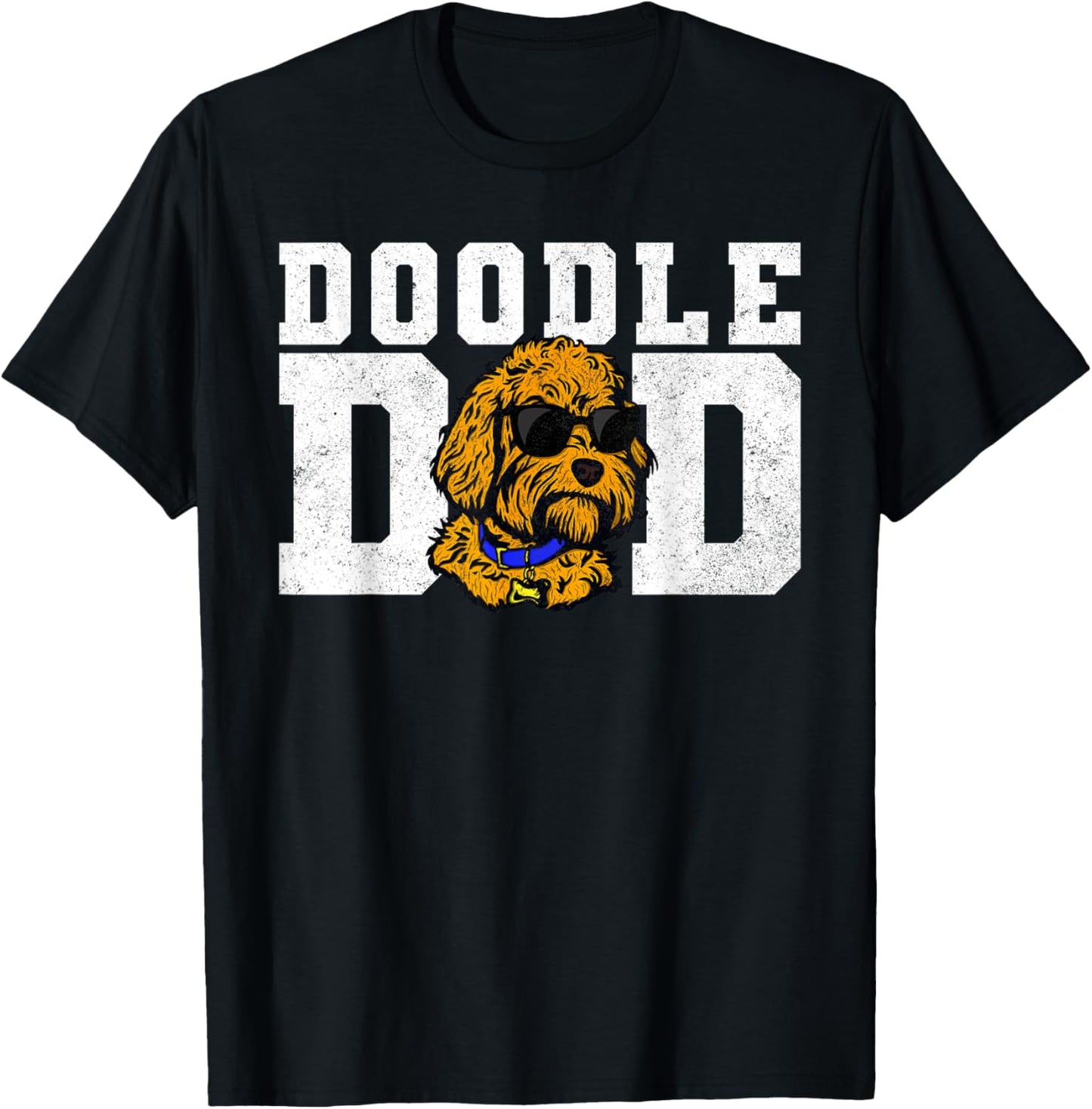 Doodle Dad Funny Goldendoodle Best Dog Dad Ever Fathers Day T-Shirt for Men Women