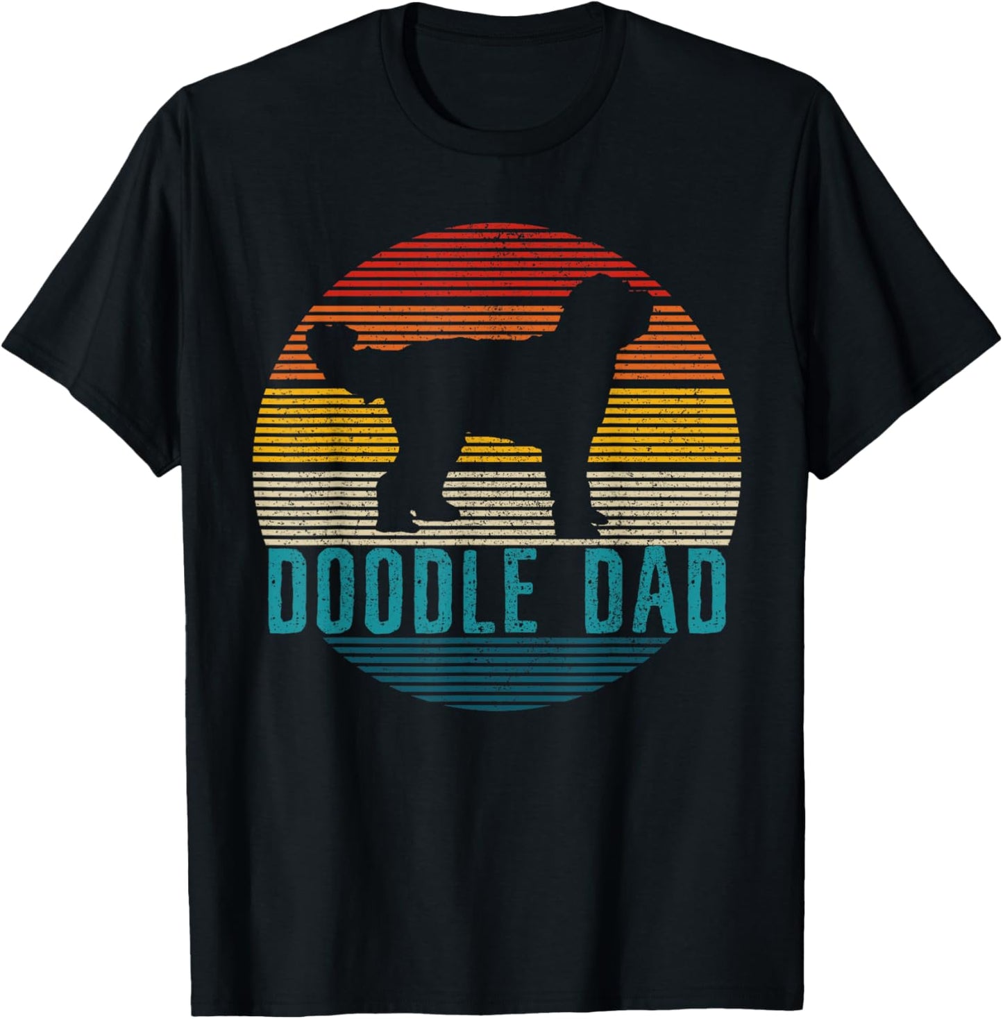 Doodle Dad - Vintage Goldendoodle Dog Owner Funny Gift Men T-Shirt