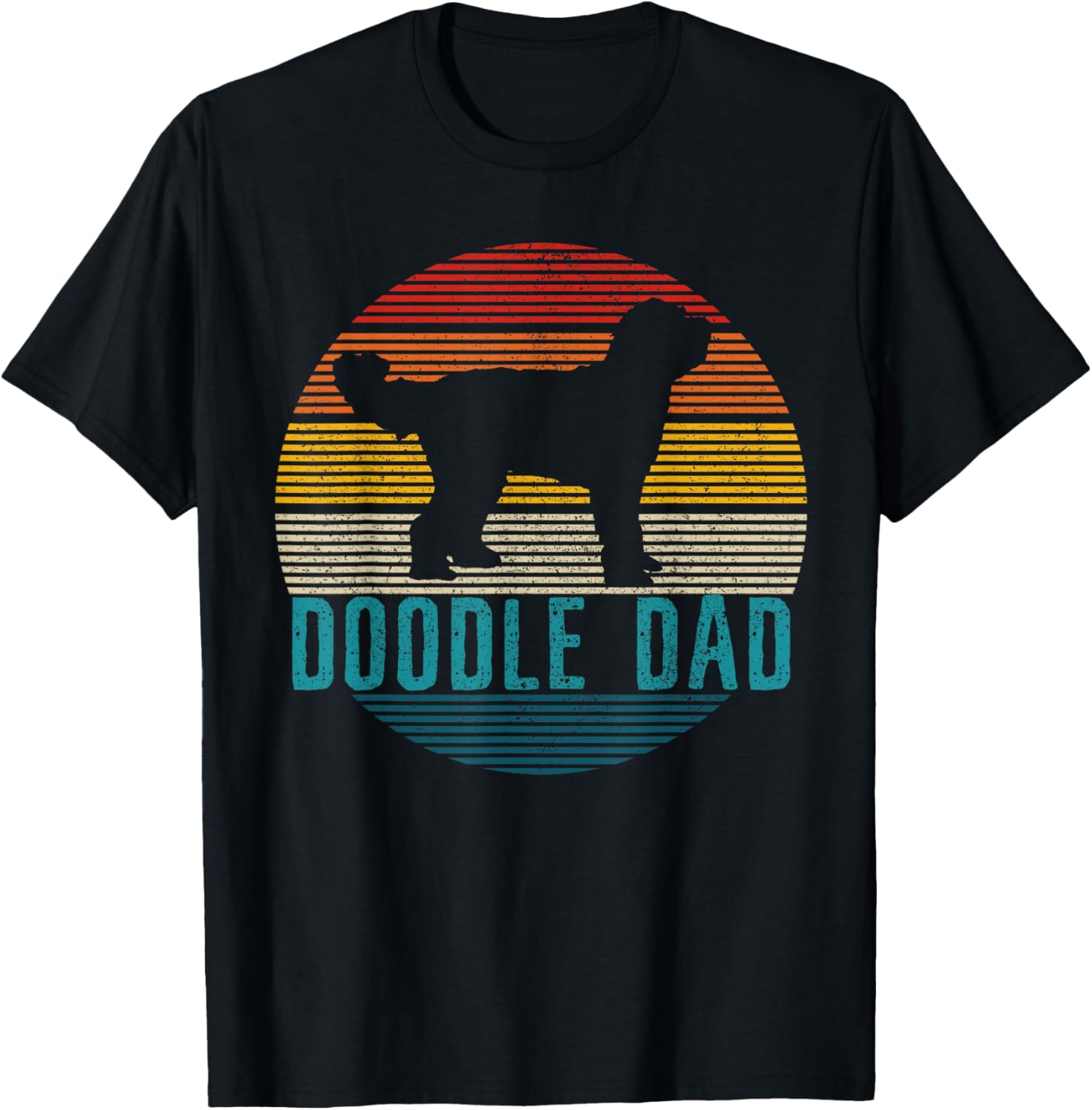 Doodle Dad - Vintage Goldendoodle Dog Owner Funny Gift Men T-Shirt