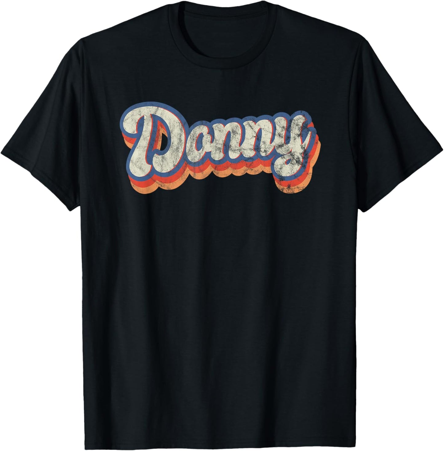 Donny Personalized Name Shirt Custom Lettering 70's T-Shirt