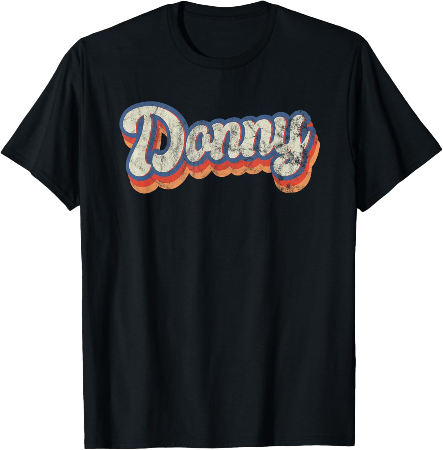 Donny Personalized Name Shirt Custom Lettering 70's T-Shirt