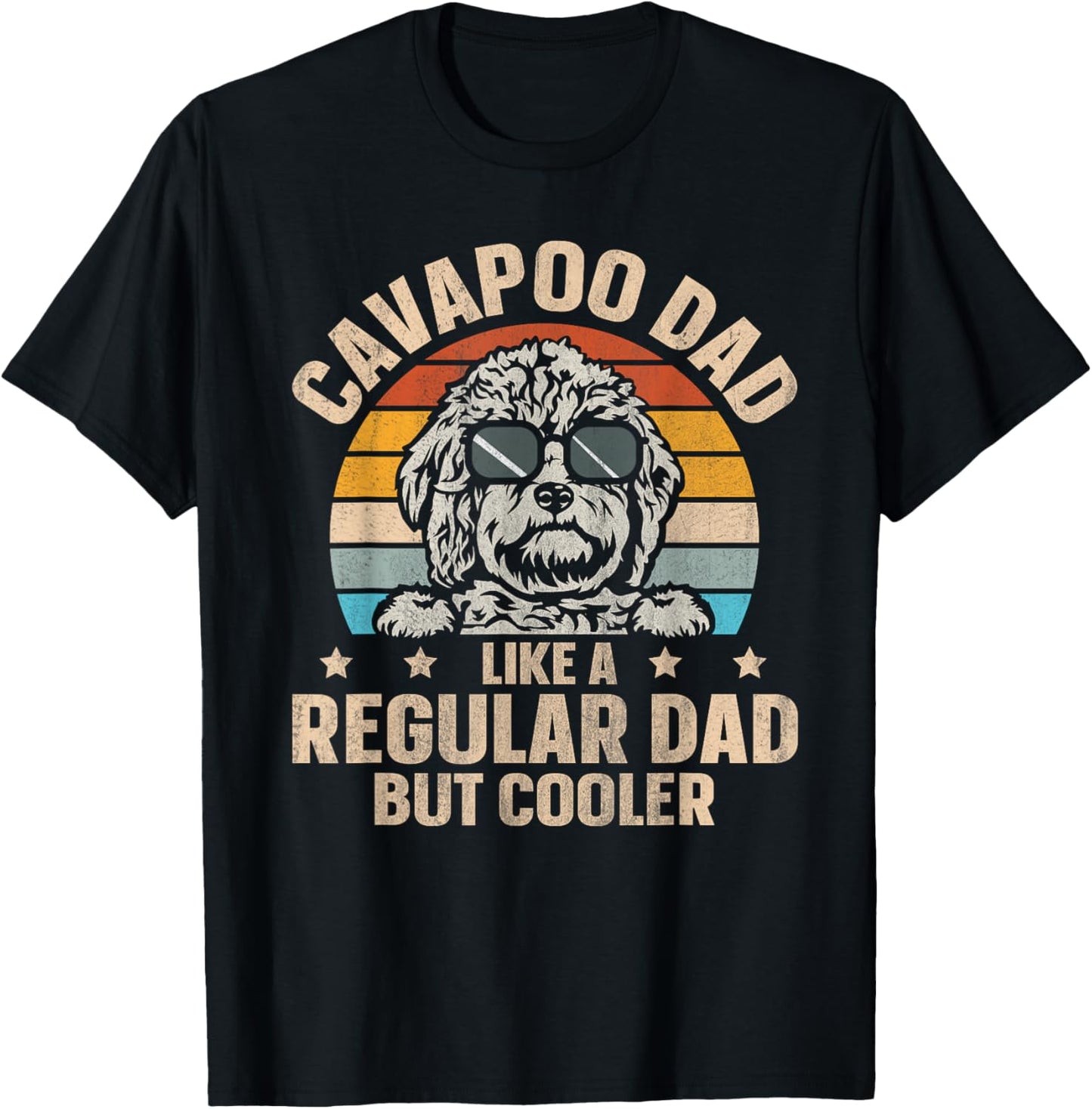 Dog Owner Cavapoo Design for a Cavapoo Dad T-Shirt