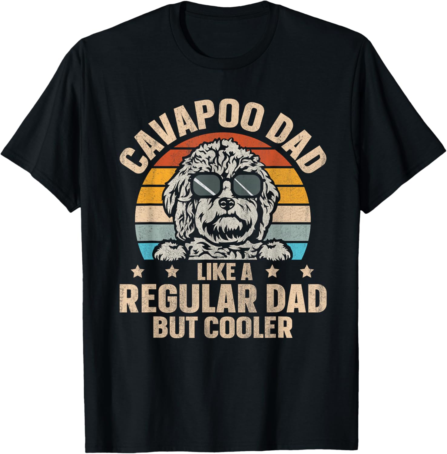 Dog Owner Cavapoo Design for a Cavapoo Dad T-Shirt
