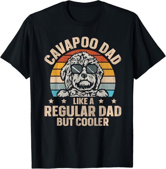 Dog Owner Cavapoo Design for a Cavapoo Dad T-Shirt