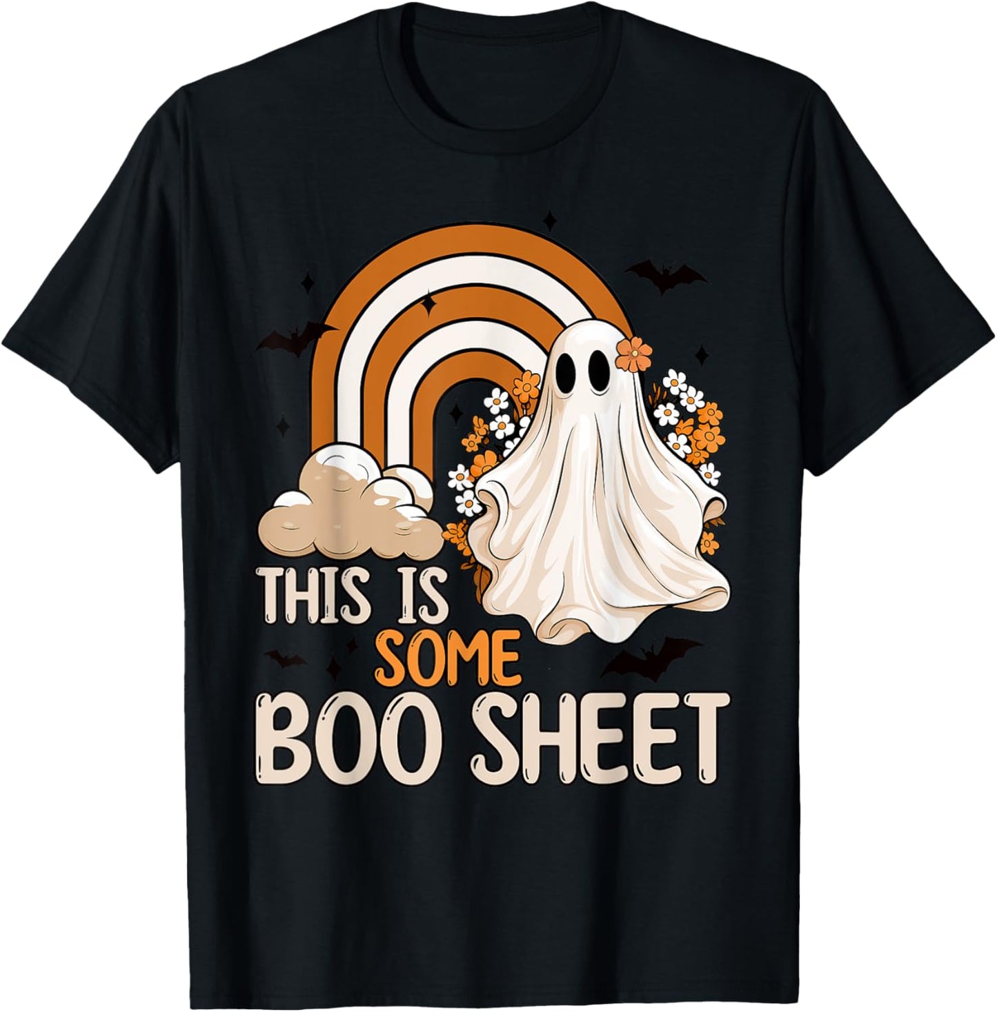 Funny Ghost Costume for Halloween - This is Some Boo Sheet T-Shirt