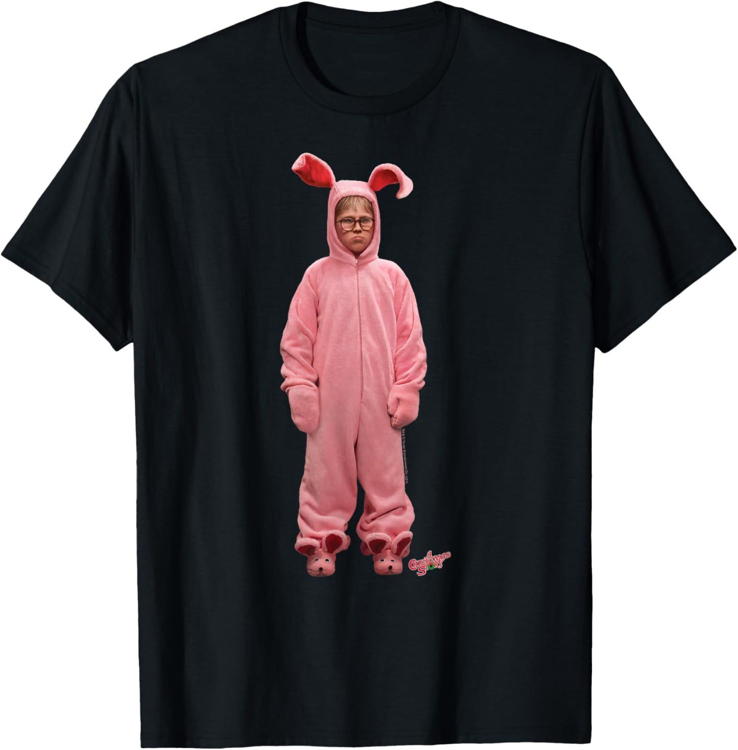 A Christmas Story Ralphie Pink Bunny Pink Nightmare T-Shirt
