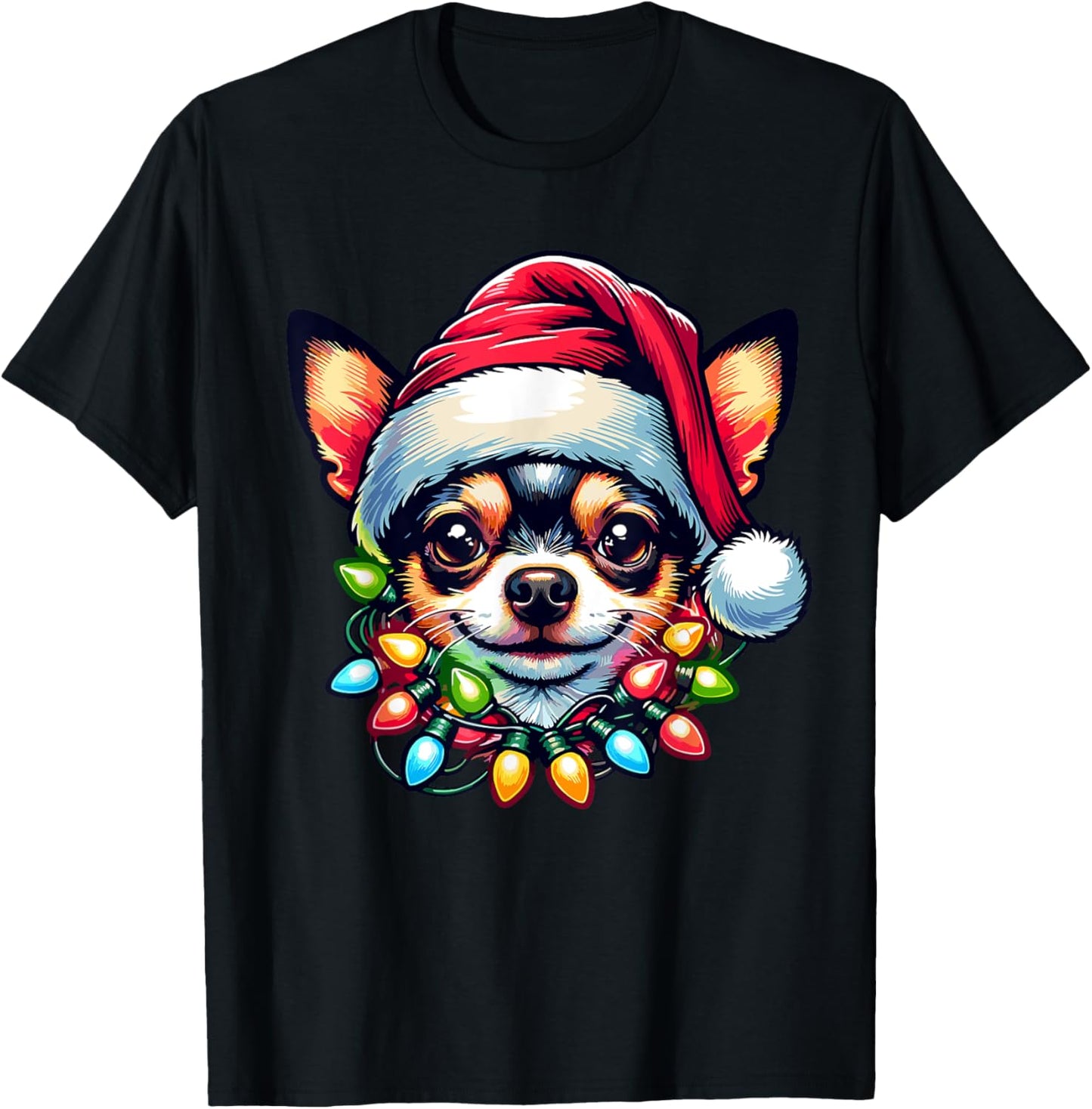 Dog Owner Xmas Men Women Favorite Chihuahua Christmas T-Shirt