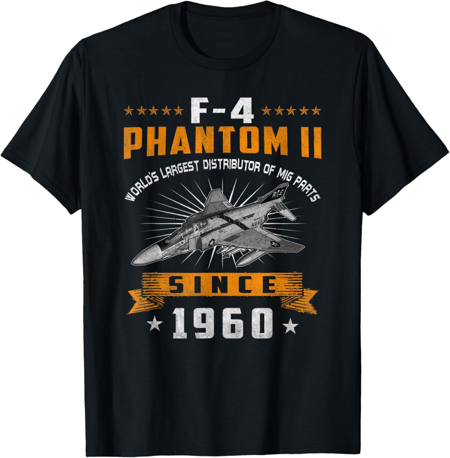 F-4 Phantom II Fighter Jet Military Aircraft Veteran T-Shirt