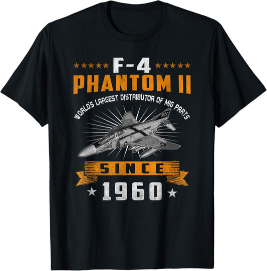 F-4 Phantom II Fighter Jet Military Aircraft Veteran T-Shirt