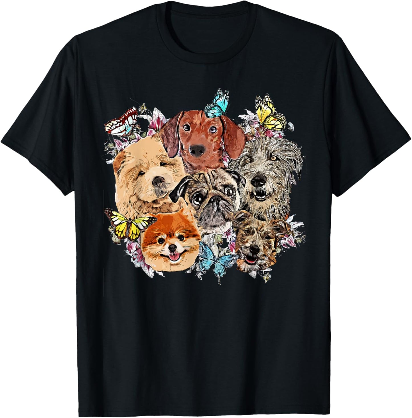 Dog Selfie Animal Pet Dog Lover T-Shirt