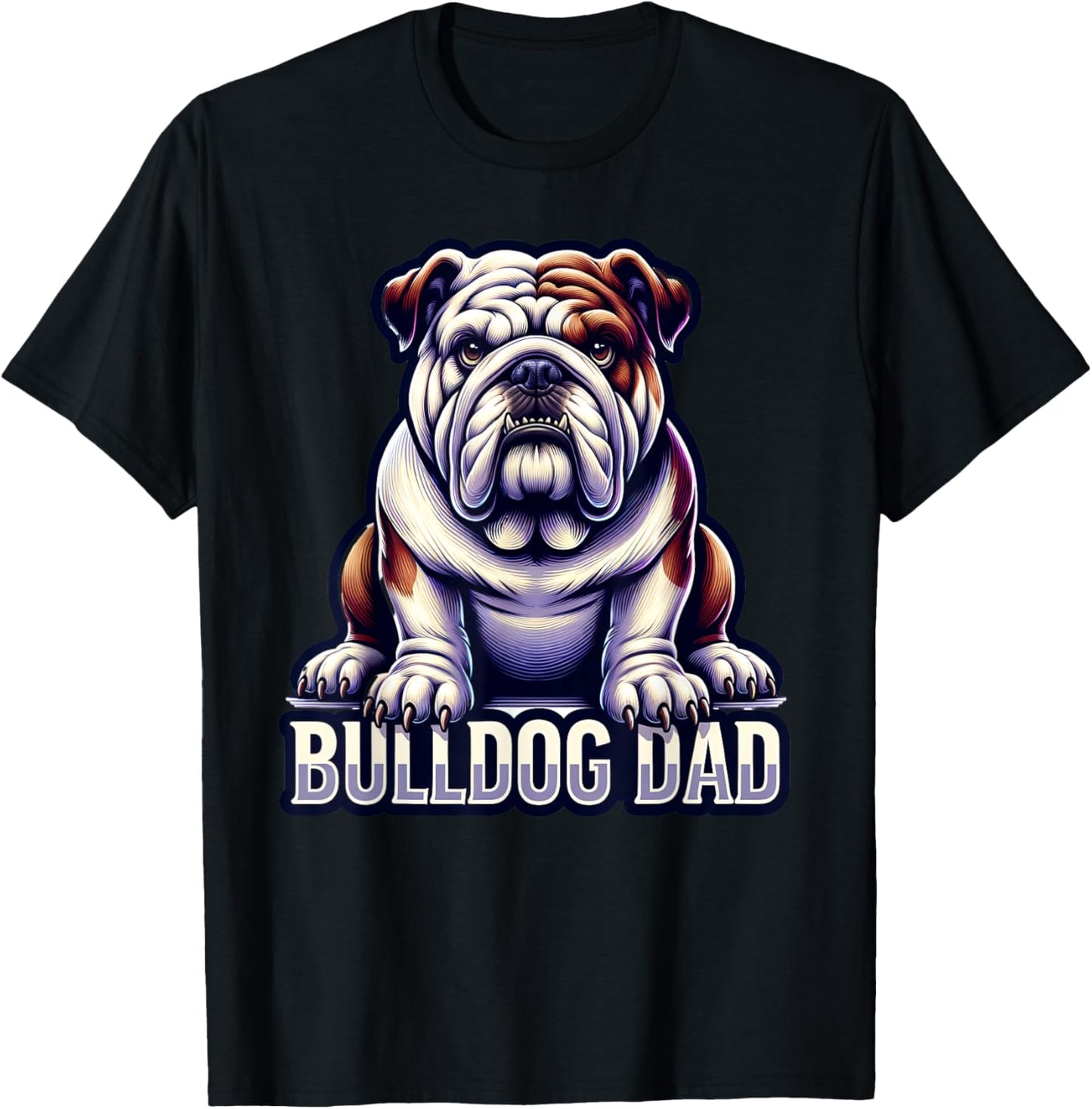 English Bulldog Dad Dog Lover Product T-Shirt for Men Women