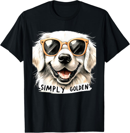 English Cream Golden Retriever Mom Gifts Puppy Simply Golden T-Shirt