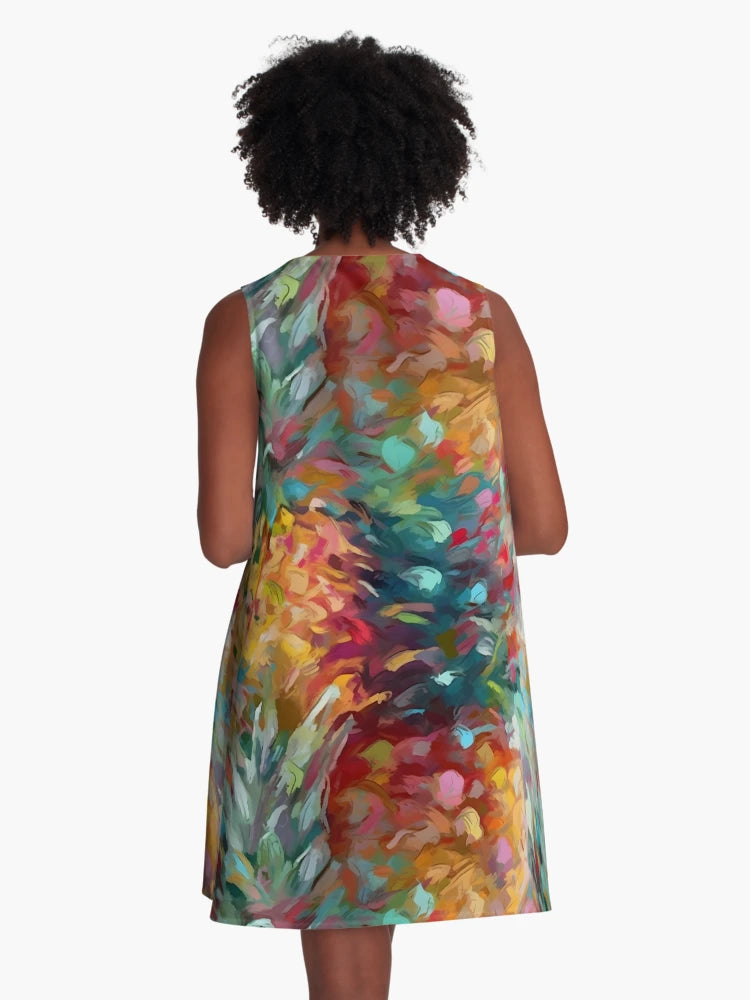 Abstract Impressionist Festive Pineapple