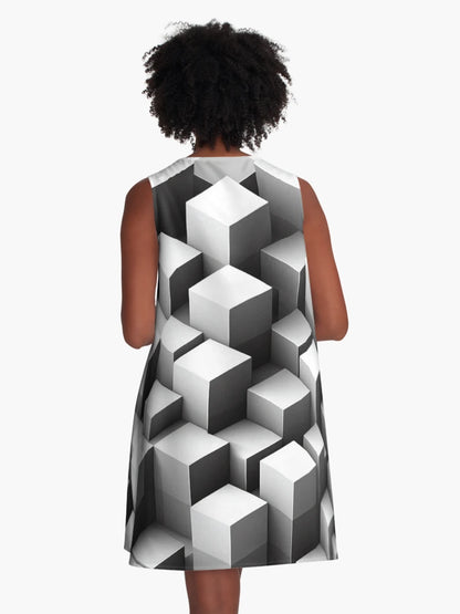 3D Cube Pattern | Geometric Illusion Design