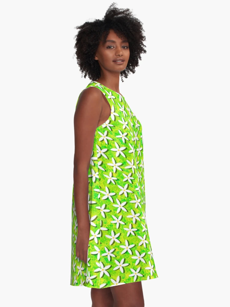 Lemon Flowers - Green and Yellow