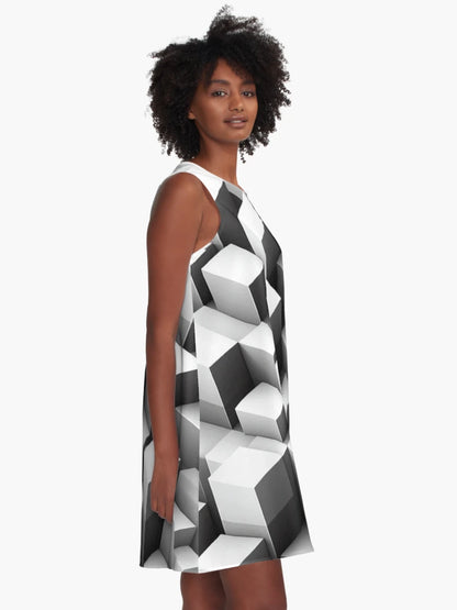 3D Cube Pattern | Geometric Illusion Design