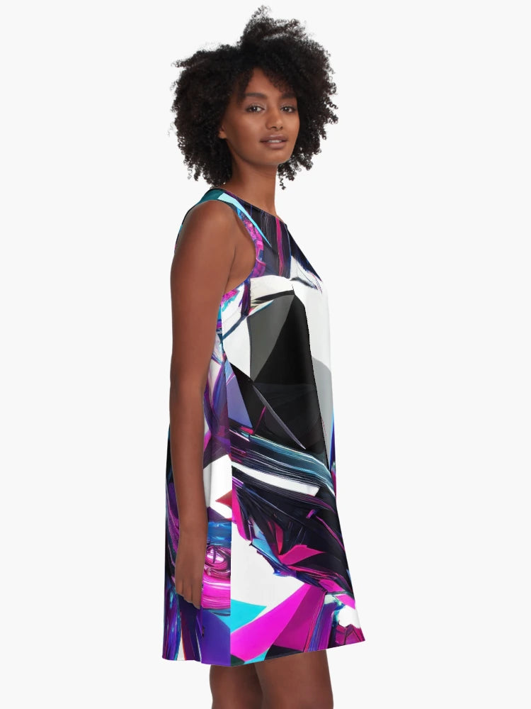 Abstract colorful shaped 3D