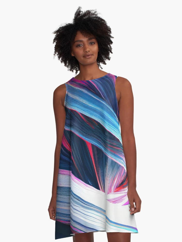 Abstract colorful shaped 3D