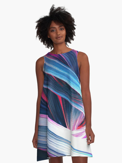 Abstract colorful shaped 3D