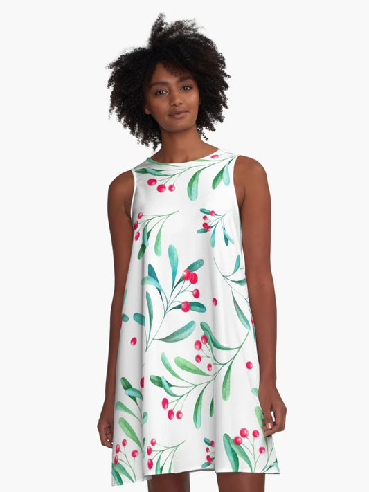 Festive Holly Pattern