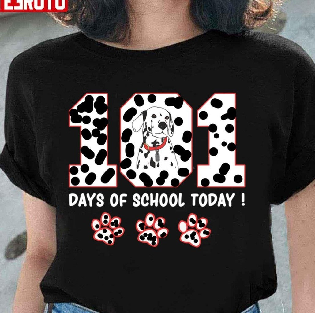 101 Days Of School 101 Dalmatians Parody Unisex Sweatshirt
