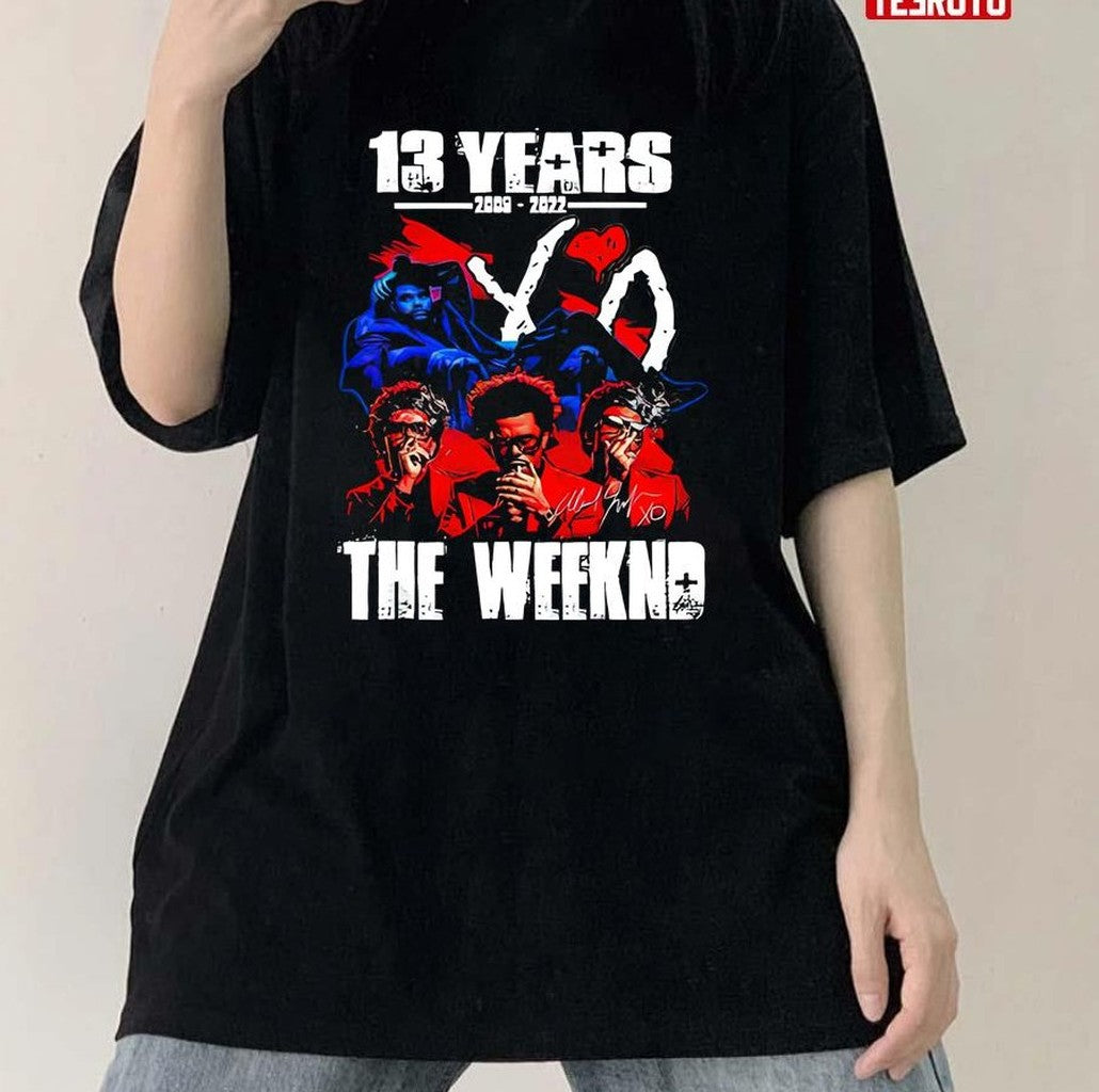 13 Years 2009-2022 The Weeknd Unisex T-Shirt