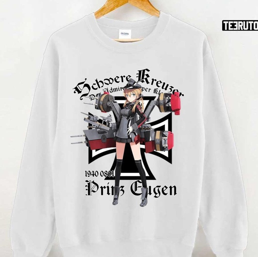 1940 0801 Prinz Eugen Azur Lane Art Unisex T-shirt