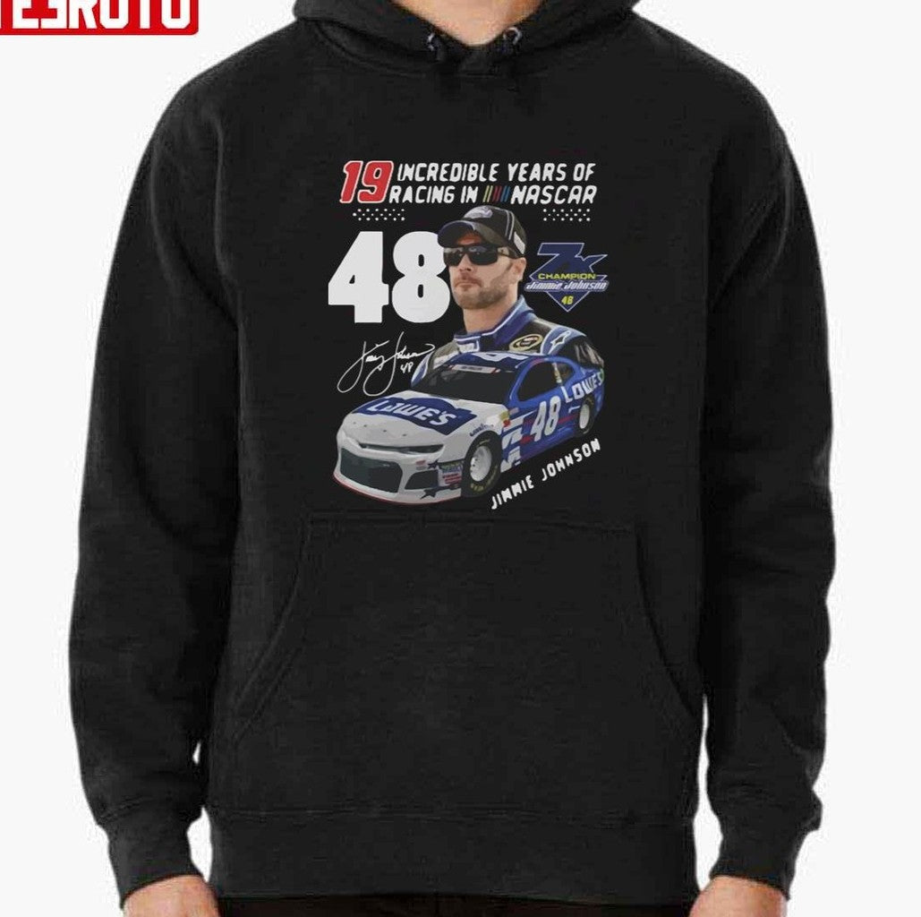 19 Incredible Years Of Racing In Nascar Jimmie Johnson Unisex T-shirt