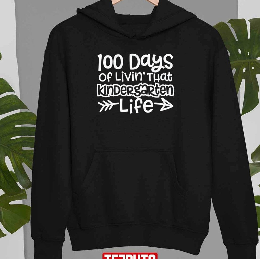 100 Days Of School Kindergarten Unisex T-Shirt
