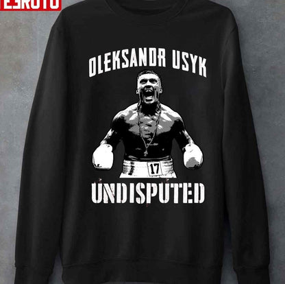 17 Oleksandr Usyk Undisputed Black And White Unisex T-shirt