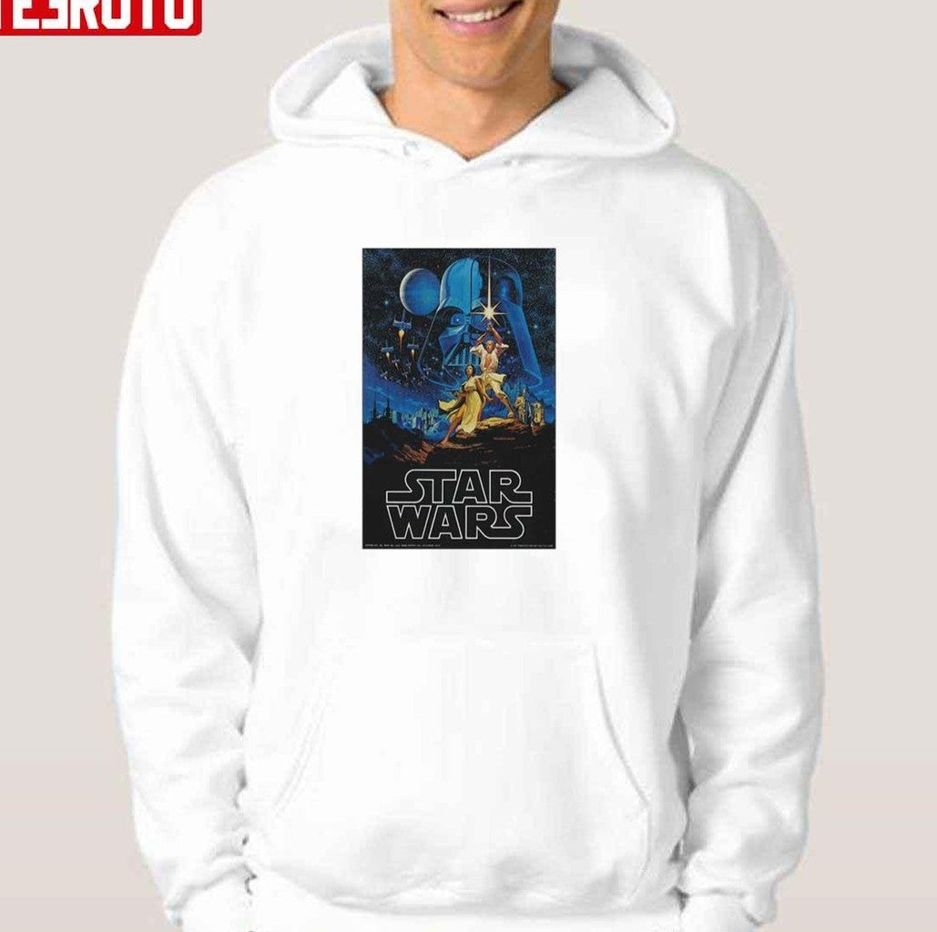 1977 Star Wars Movie Poster New Cotton T-Shirt