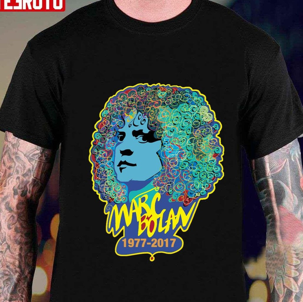 1977 2017 Premium Scoop Marc Bolan Unisex T-Shirt