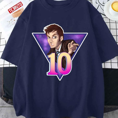 10th Doctor Doctor Who Aesthetic Unisex T-shirt