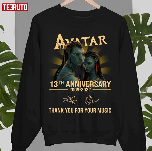 13th Anniversary 2009 2022 Thank You For Memories Signatures Unisex Sweatshirt