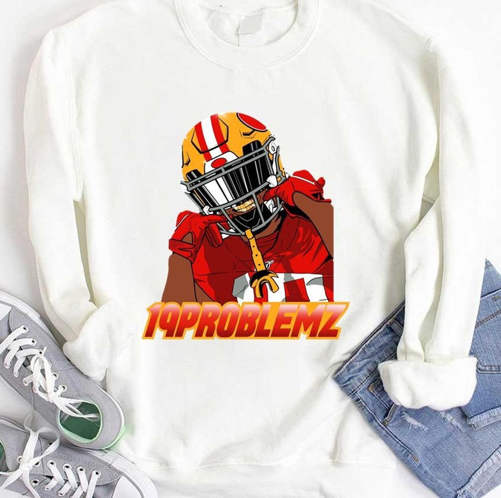 19 Problemz Deebo Samuel Colorful Fanmade American Football Unisex Hoodie