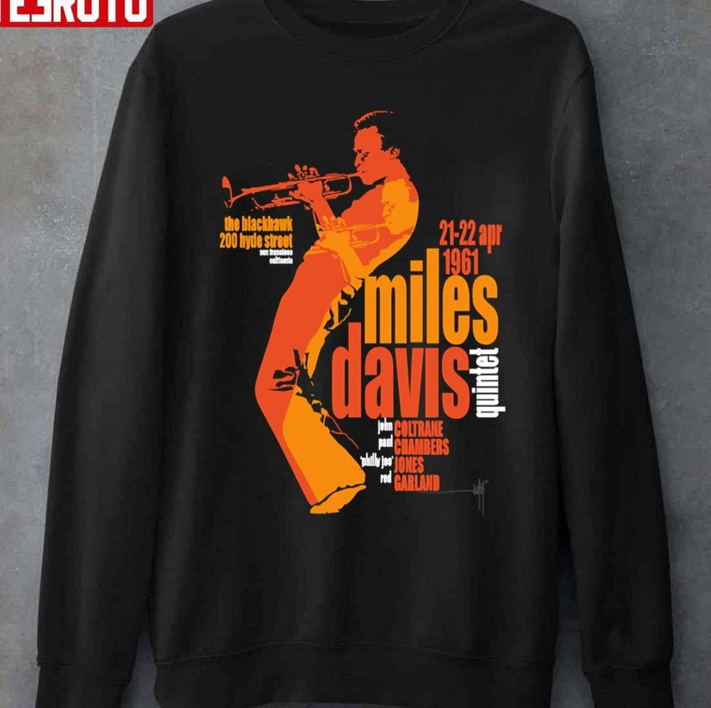 1961 Live Jazz Miles Davis Live Unisex Hoodie