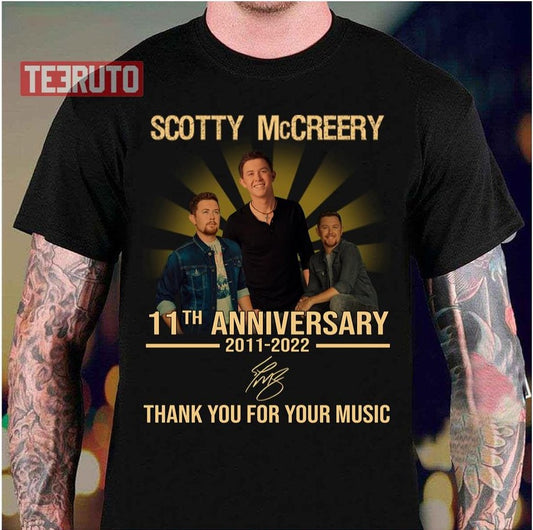 11th Anniversary 2011 2022 Scotty Mccreery Unisex T-Shirt